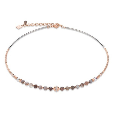 Колье Coeur de Lion Beige-Grey 4992/10-1012