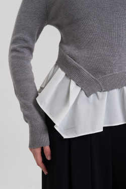 Джемпер с рубашкой J-Clair