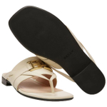 BALLY B Chain Flip Flops Women"s White