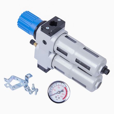 Цена на МАСТАК (690-41) Фильтр влагоотделитель с редуктором и лубрикатор 1/2", 16 бар