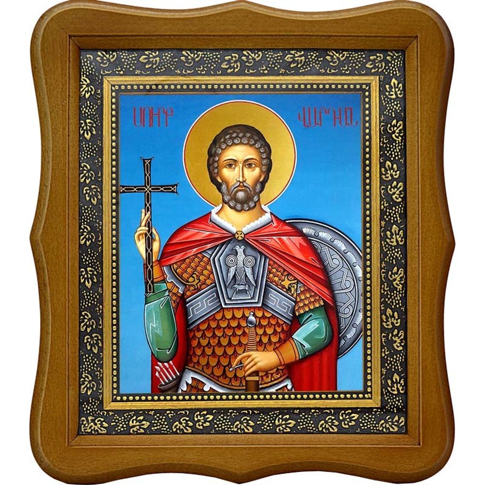 Вардан Мамиконян великомученик. Икона на холсте.