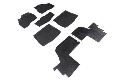 Резиновые коврики с высоким бортом для Ford Explorer V 2015-2019, Seintex.86828