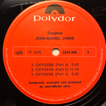 Jean Michel Jarre - Oxygene (Скандинавия 1977г.)
