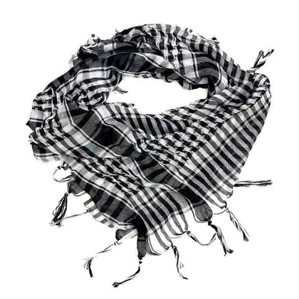 Арафатка-шемаг черно-белая