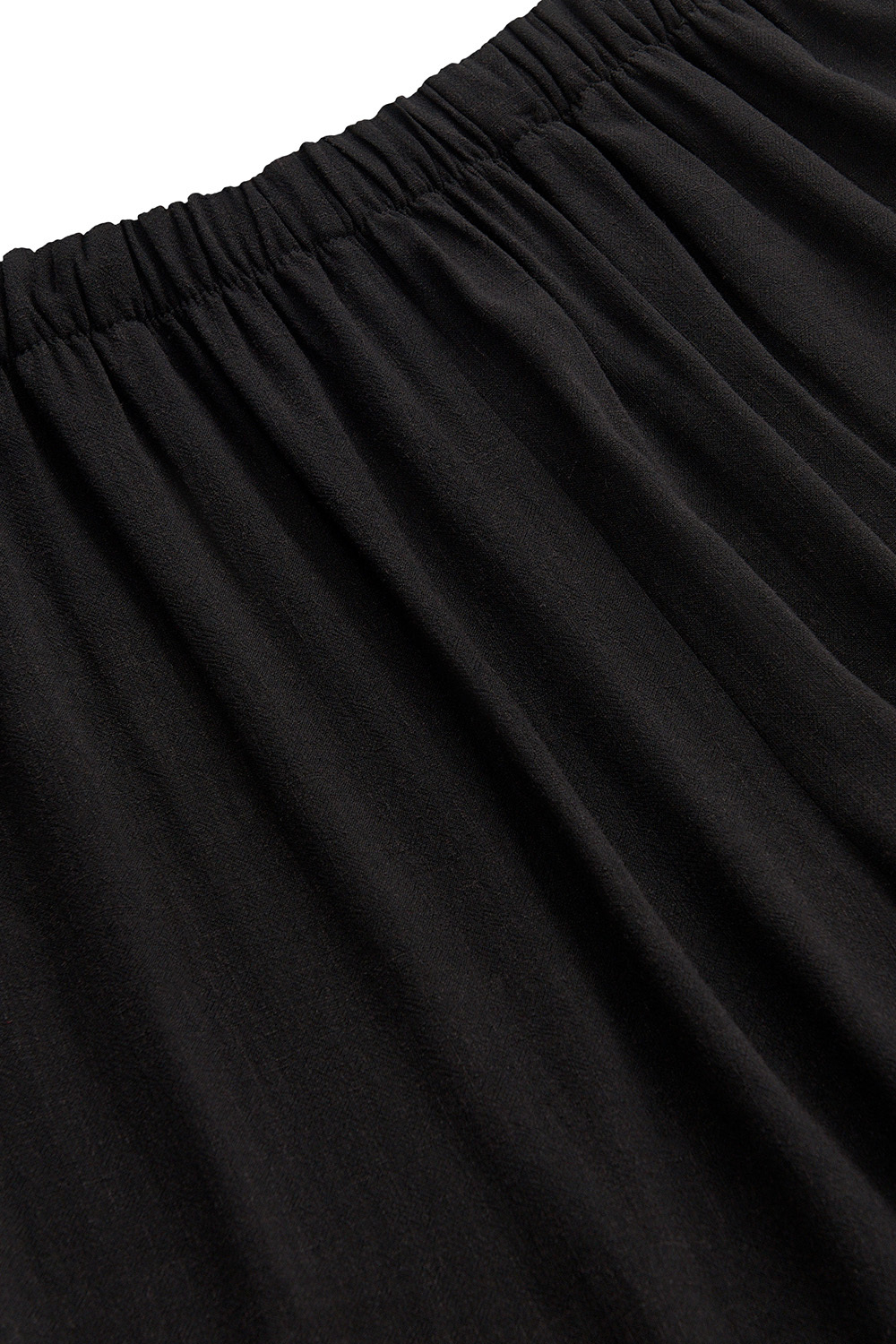 Штаны льняные на завязках MYKONOS Чёрный