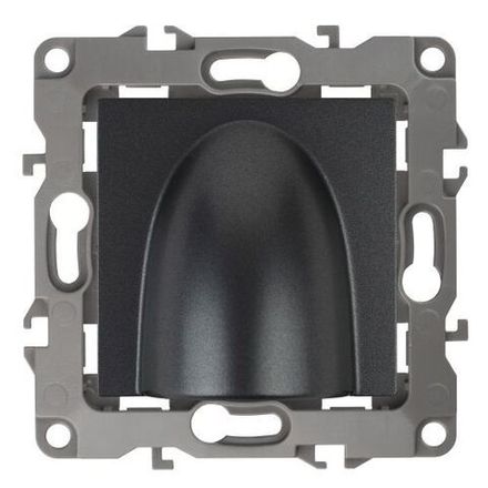 Вывод кабеля Эра12 графит 12-6003-12 ЭРА Б0043156