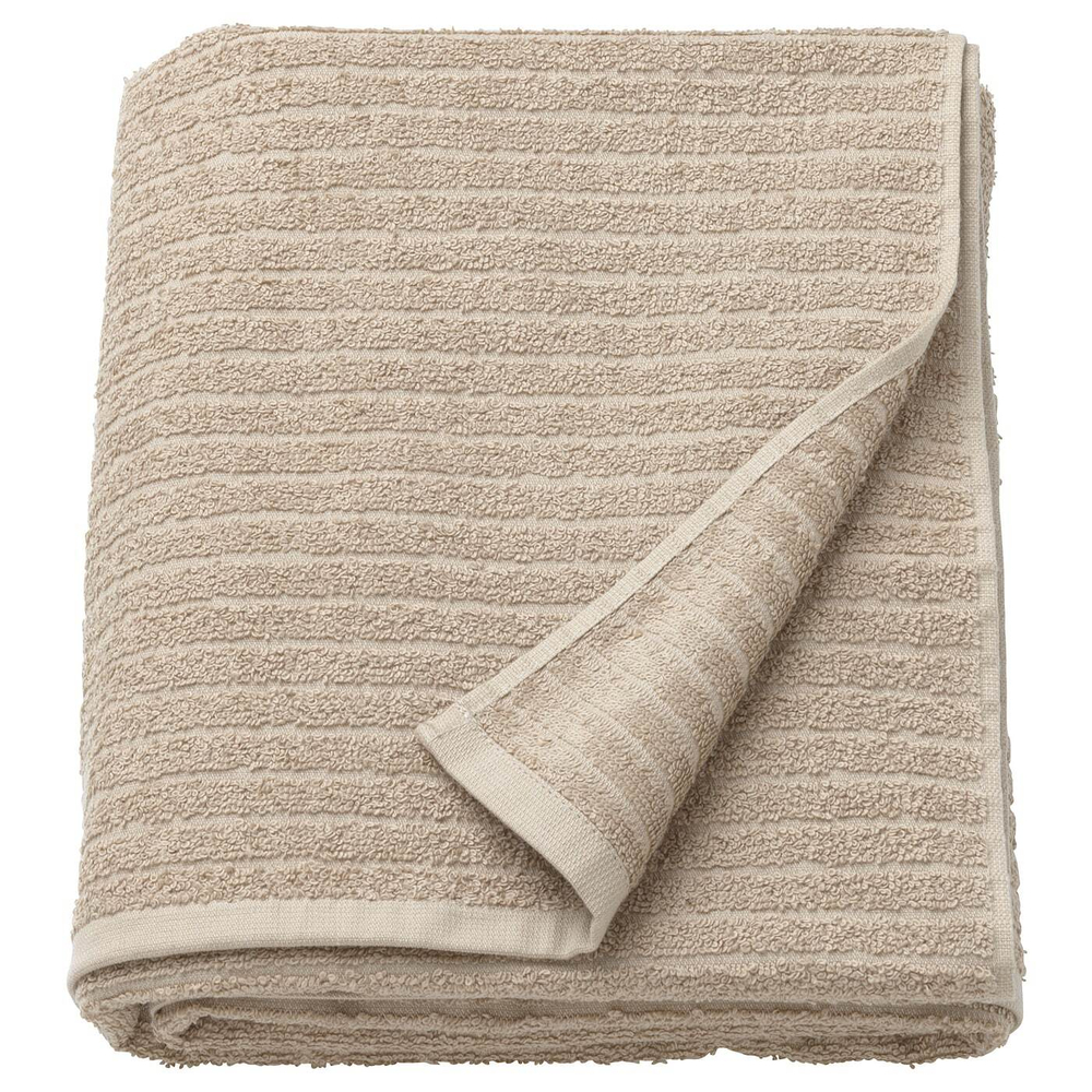 IKEA VÅGSJÖN  (ИКЕА ВÅГСЙÖН)  -  Полотенце банное, светло-бежевое, 100x150 см