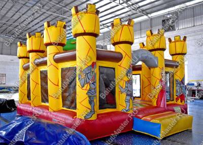 Коммерческий надувной батут "Замок дракона"