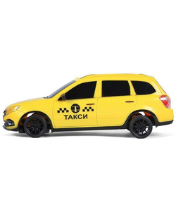 Радиоуправляемая машина AUTODRIVE Lada Granta такси, 1/16, желтый, 40MHz, в/к 34*15*13,5см