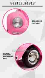 Детский электромобиль "Volkswagen Beetle" JE1818 6V, розовый