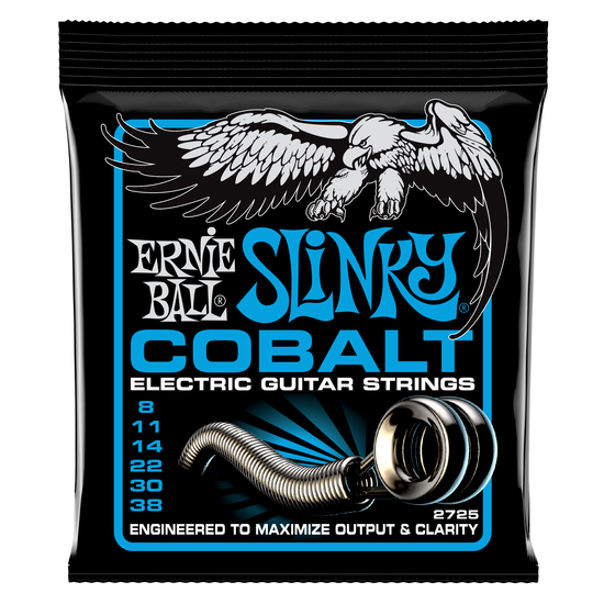 Струны для электрогитары ERNIE BALL 2725 Cobalt Slinky Extra 8-38