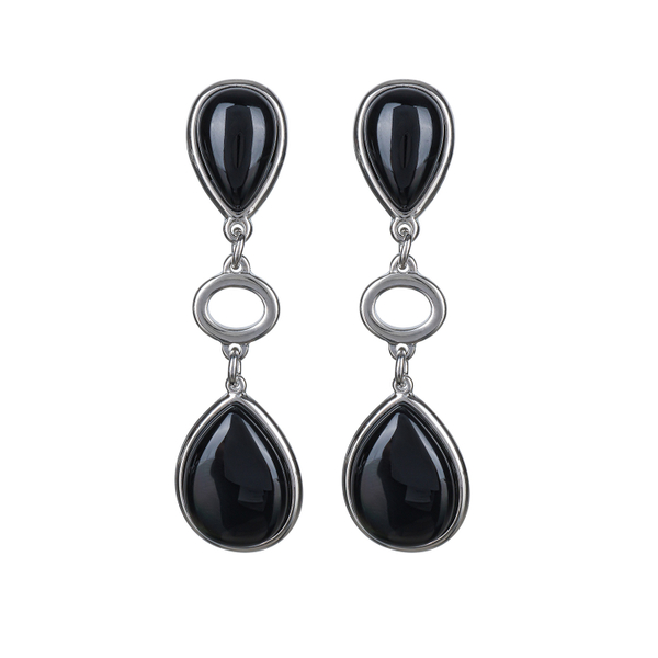 Серьги Possebon Agata Preto A0585.4 S