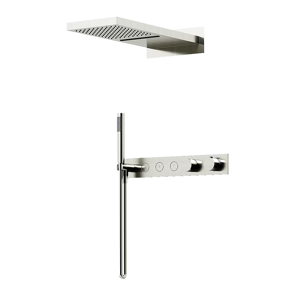 Душевая система Sancos Linn SC9023BN брашированный никель