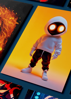 Картина на стену на металле от MetallSubArt "Фанко-поп"