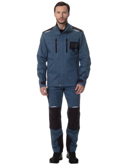 Костюм "Палермо" брюки (серый/черный)