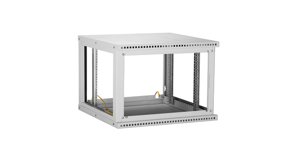 Шкаф настенный 19", 15U TLK TWI-156060-R-G-GY