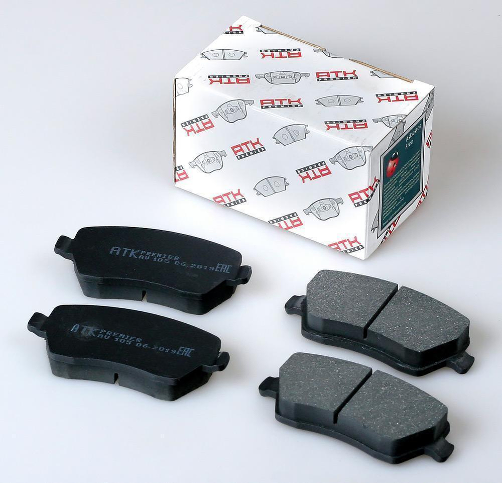 Колодки тормозные передние Lada Largus без ABS ATK