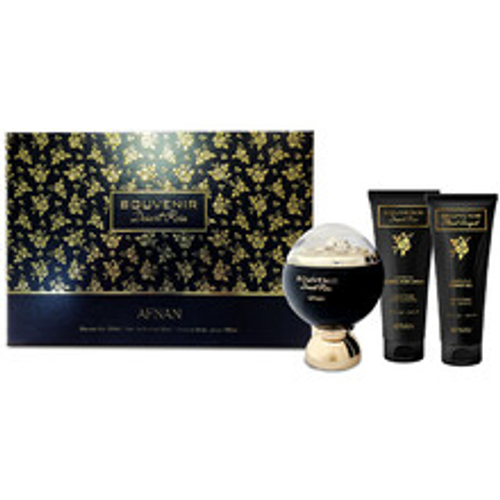Afnan Souvenir Desert Rose Gift set EDP 100 ml, shower gel 100 ml and body lotion 100 ml 100ml