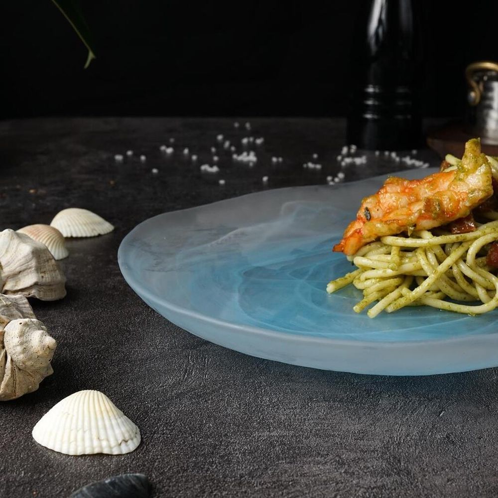 Блюдо овальное 36*20*3 см   матовое стекло P.L. Proff Cuisine [4]