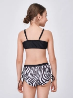 купальник раздельный 3 в 1 с шортами и топ накидка