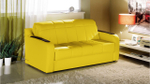 Диван Тифани Vivaldi 15 216*115*95 см, Желтый Велюр Аккордеон Фиеста