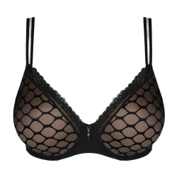 PRIMADONNA TWIST NAKO Бюстгальтер с поролоновым вырезом в форме сердца, черный