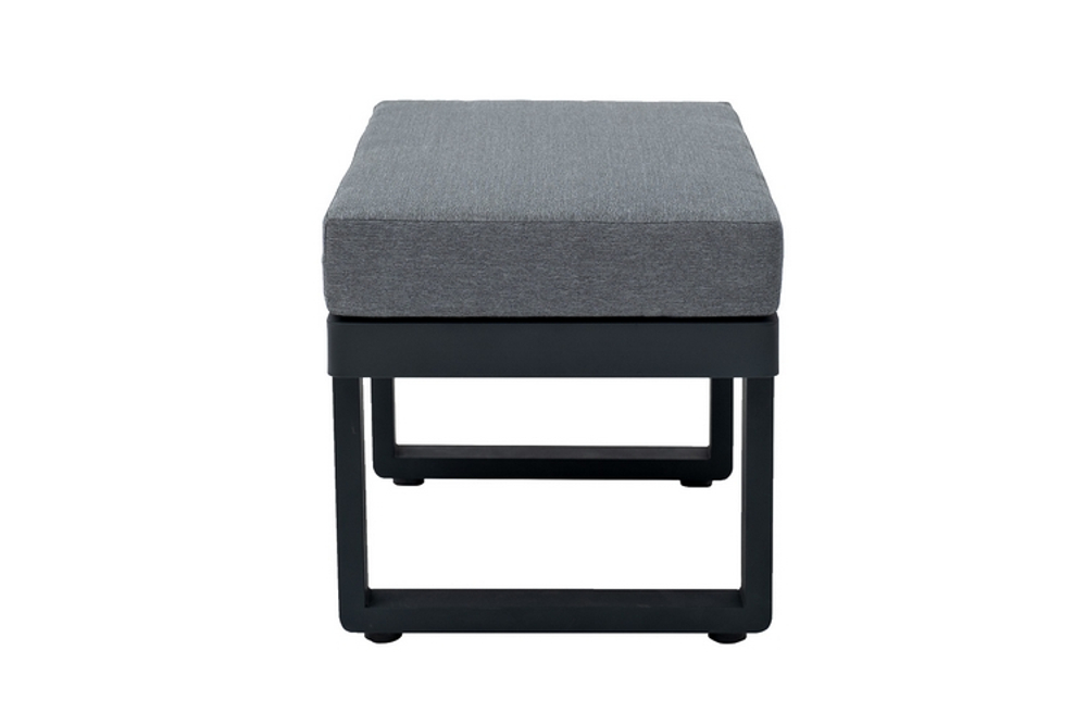Оттоманка Joygarden ТОПА малая, темно-серый графит, серый антрацит