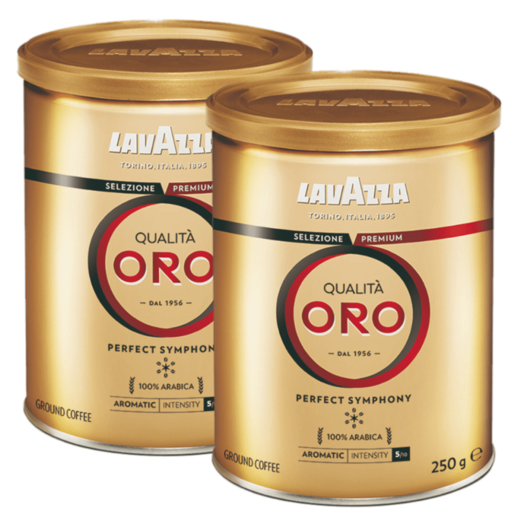 Кофе молотый LavAzza Qualita Oro, 250 г ж/б (Лавацца) х 2 шт