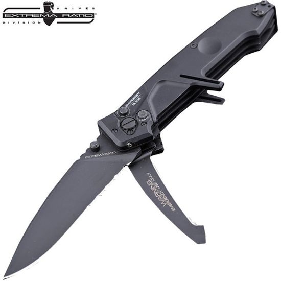 Складной нож Extrema Ratio 130POLICE II - -авто "Полис" c клинком из стали Böhler N690, рукоять Anticorodal®