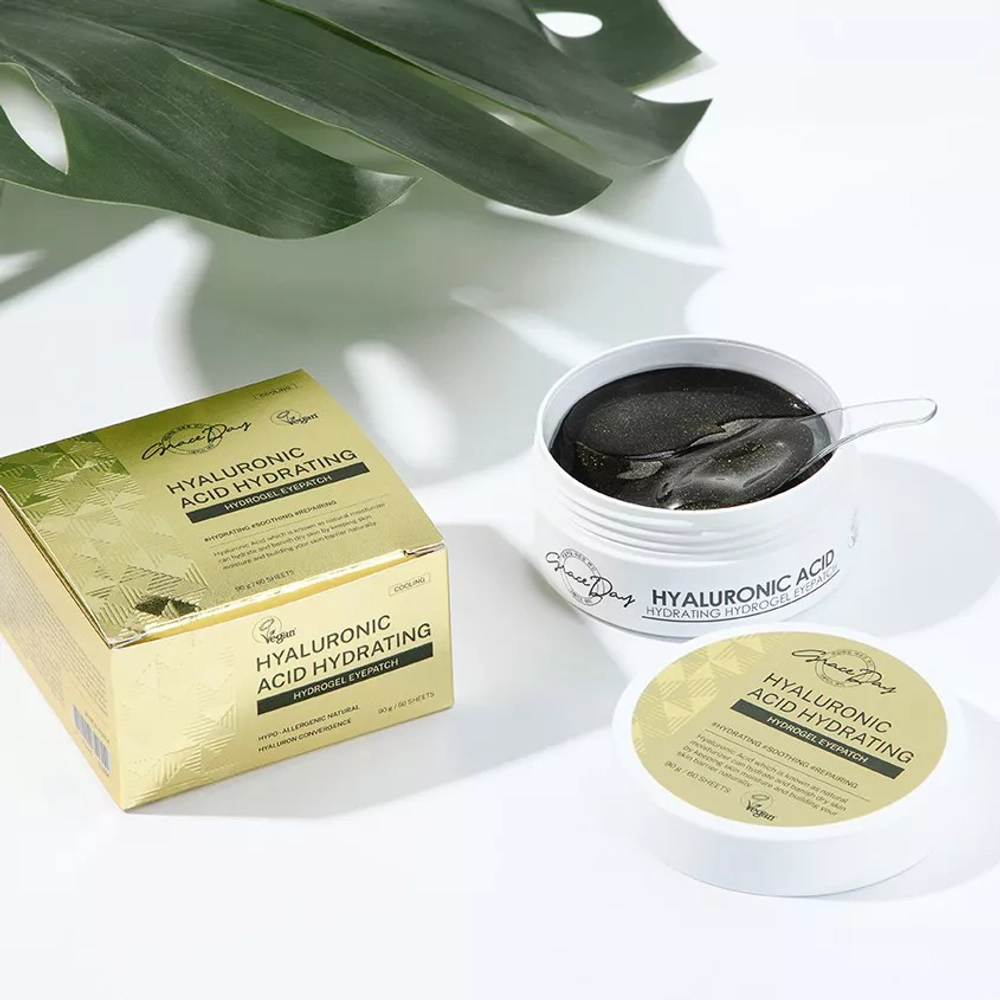 Патчи с гиалуроновой кислотой Grace Day Hyaluronic Acid Hydrating Hydrogel Eyepatch, 60 шт