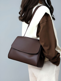 женская сумка на плечо из натуральной кожи