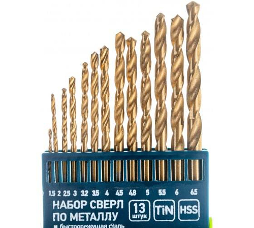 НАБОР СВЕРЛ СИБРТЕХ ПО МЕТ  НSS 13ШТ 723867