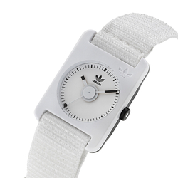 Adidas Originals Wrist Watch Quartz Movement Nylon Strap White Dial Unisex