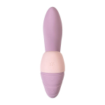 Сиреневый вибратор 16,9см с вакуумным стимулятором Satisfyer Supernova