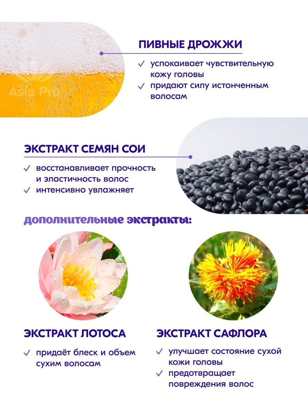 Уходовый шампунь-парфюм для всей семьи, 1500мл
