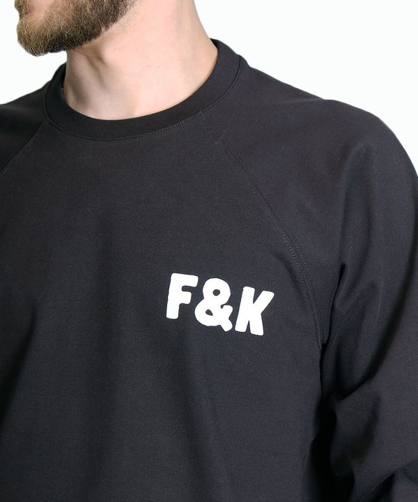 Лонгслив F&K черный - фото 4