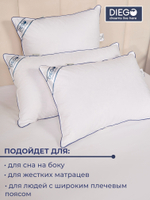 Подушка пуховая Вега 70х70 Белая