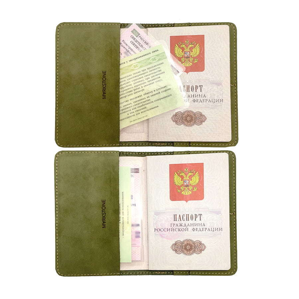 Картинка паспорт в обложке из кожи.