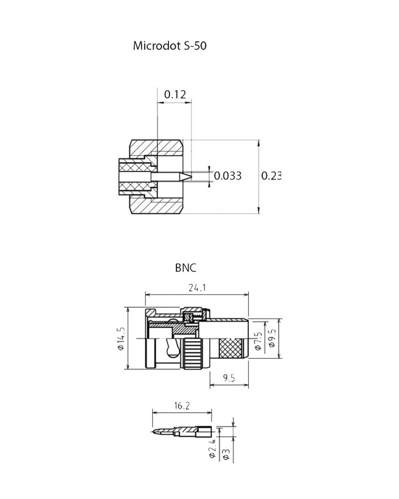Кабель 2BNC - 2Microdot