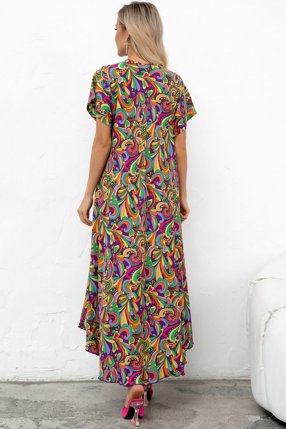 Платье Магия лета (фиолетовый/принт) Р11-867/31 Nikol (Акция)