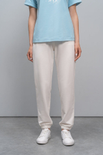 3923 Брюки женские (молочный)