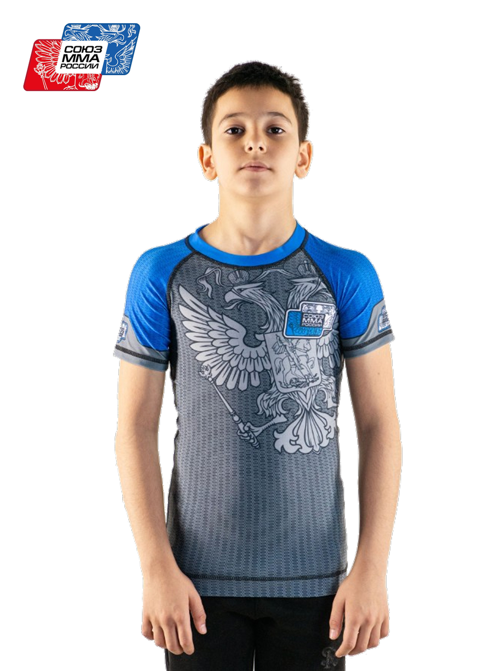 Рашгард союз мма детский синий