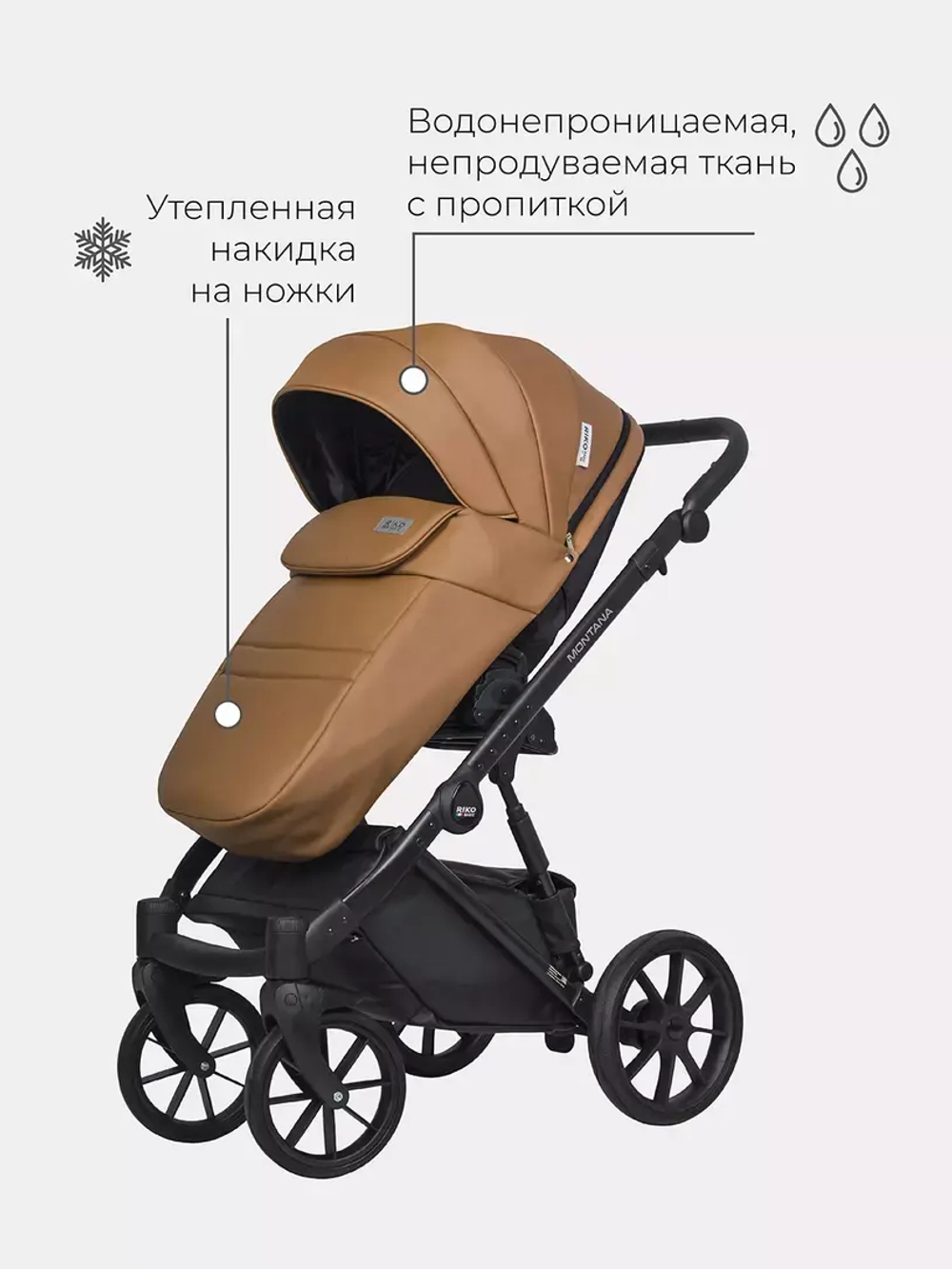 Коляска MONTANA ECCO (2 в 1) (RIKO BASIC)