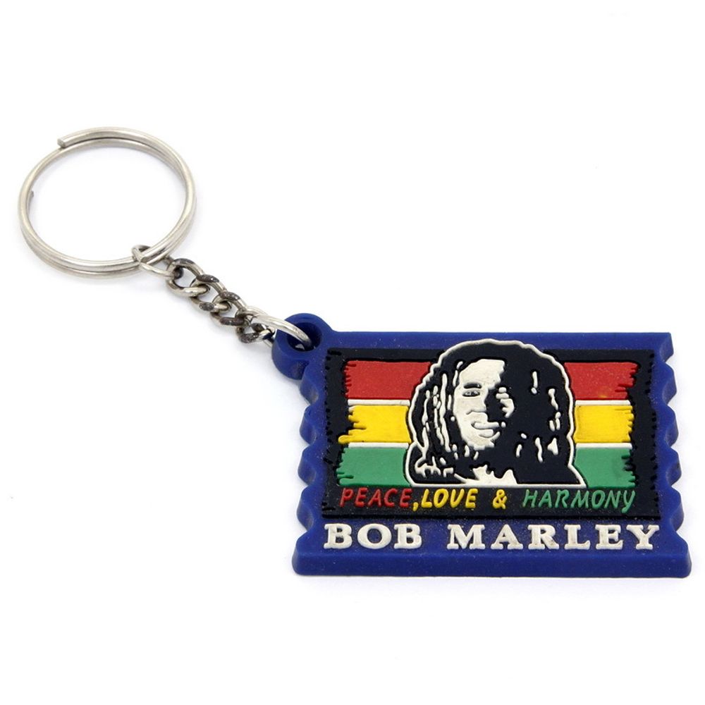 Брелок Bob Marley (Peace, Love &amp; Harmony)