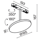Трековый светильник Technical TR131-2-15W3K-B