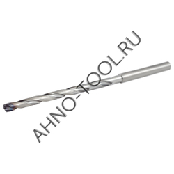 Сверло 5.0мм монолитное твердосплавное 12D с подводом СОЖ. SP-P801120500 VHM AHNO