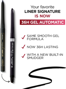L’Oreal Paris Infaillible Gel Automatic Liner - автоматический карандаш для глаз, 1 шт.