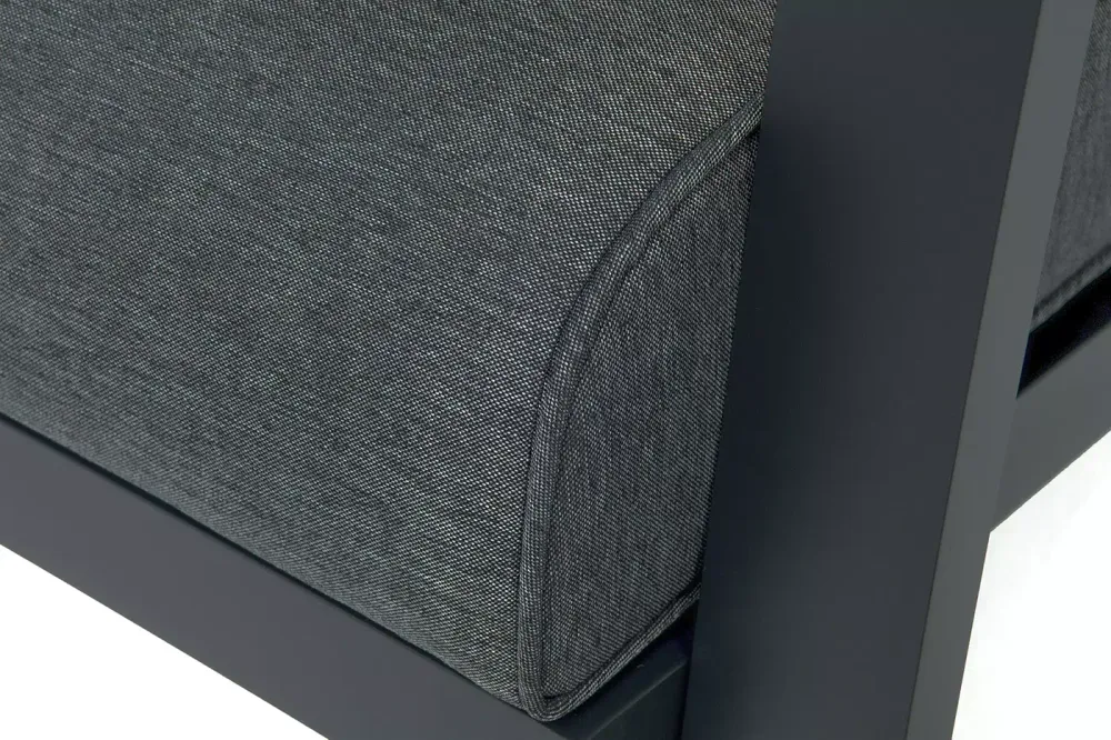 "Лотос" лаунж-зона 5-местная из алюминия, цвет темно-серый