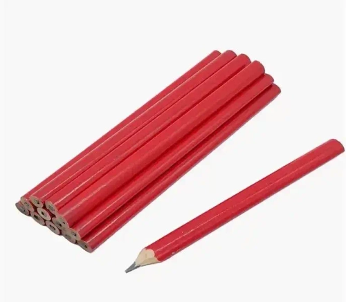 Карандаш малярный разметочный набор 12шт (чёрный грифель)