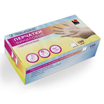 Перчатки BeautyPro Винил M Прозрачные 50 пар